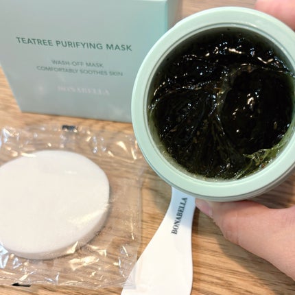 ティーツリーピュリファイングマスク/BONABELLA/洗い流すパック・マスクを使ったクチコミ(2枚目)