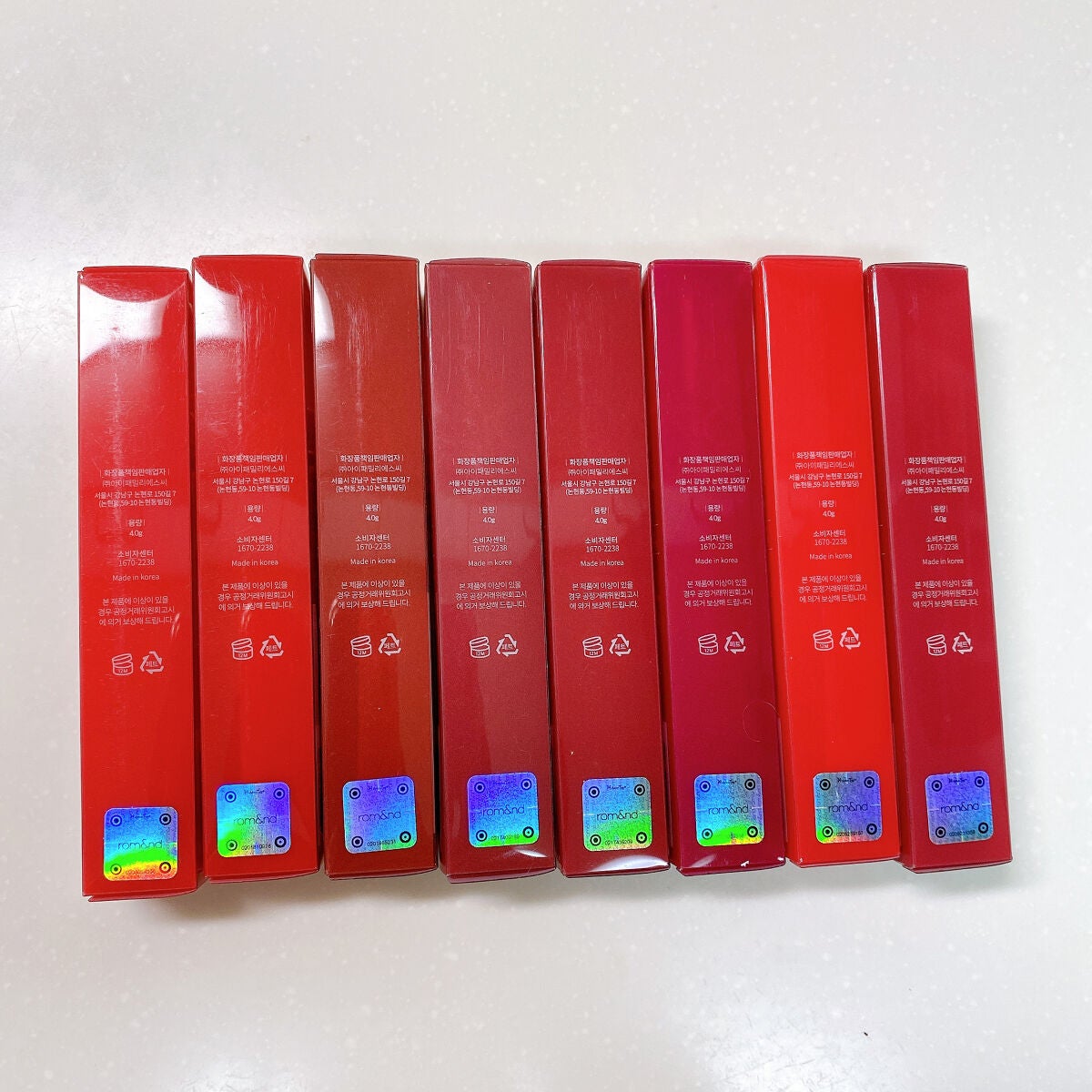 グラスティングウォーターティント/rom&nd/リップティントを使ったクチコミ(3枚目)