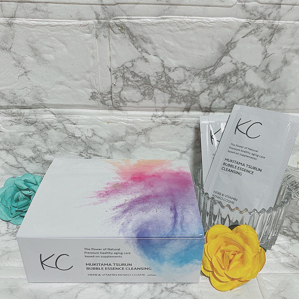 KC むきタマつるん 発泡美容液クレンジング / ハーブ健康本舗の口コミ