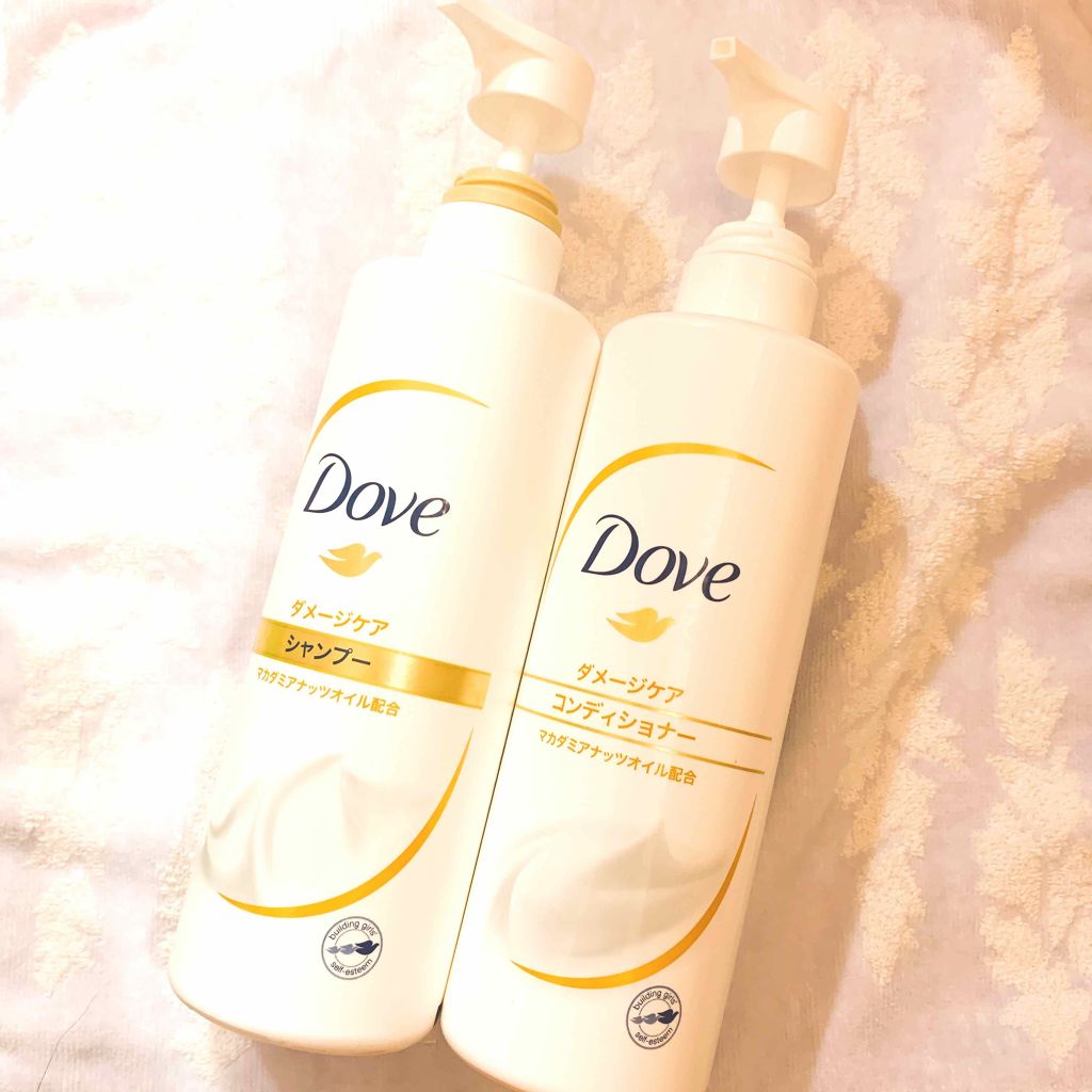 ダヴ ダメージケア シャンプー／コンディショナーのクチコミ「前回に続きシャンプー＆コンディショナーの
紹介になります❤

商品名が
ダヴ(DOVE) ダメ.....」（1枚目）