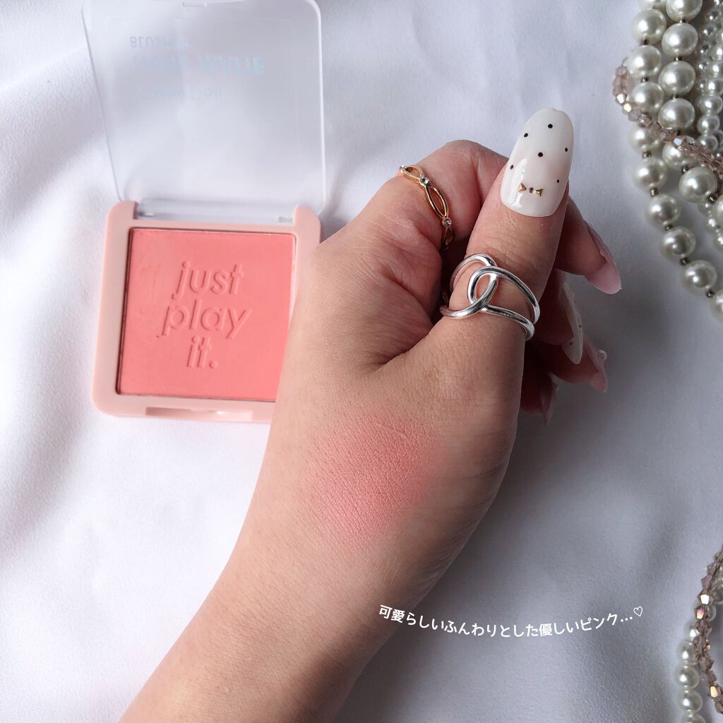 ヌードマットブラッシャー/CathyDoll/パウダーチークを使ったクチコミ(4枚目)