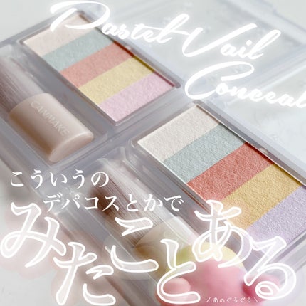 パステルヴェールコンシーラー/キャンメイク/パレットコンシーラーを使ったクチコミ(1枚目)
