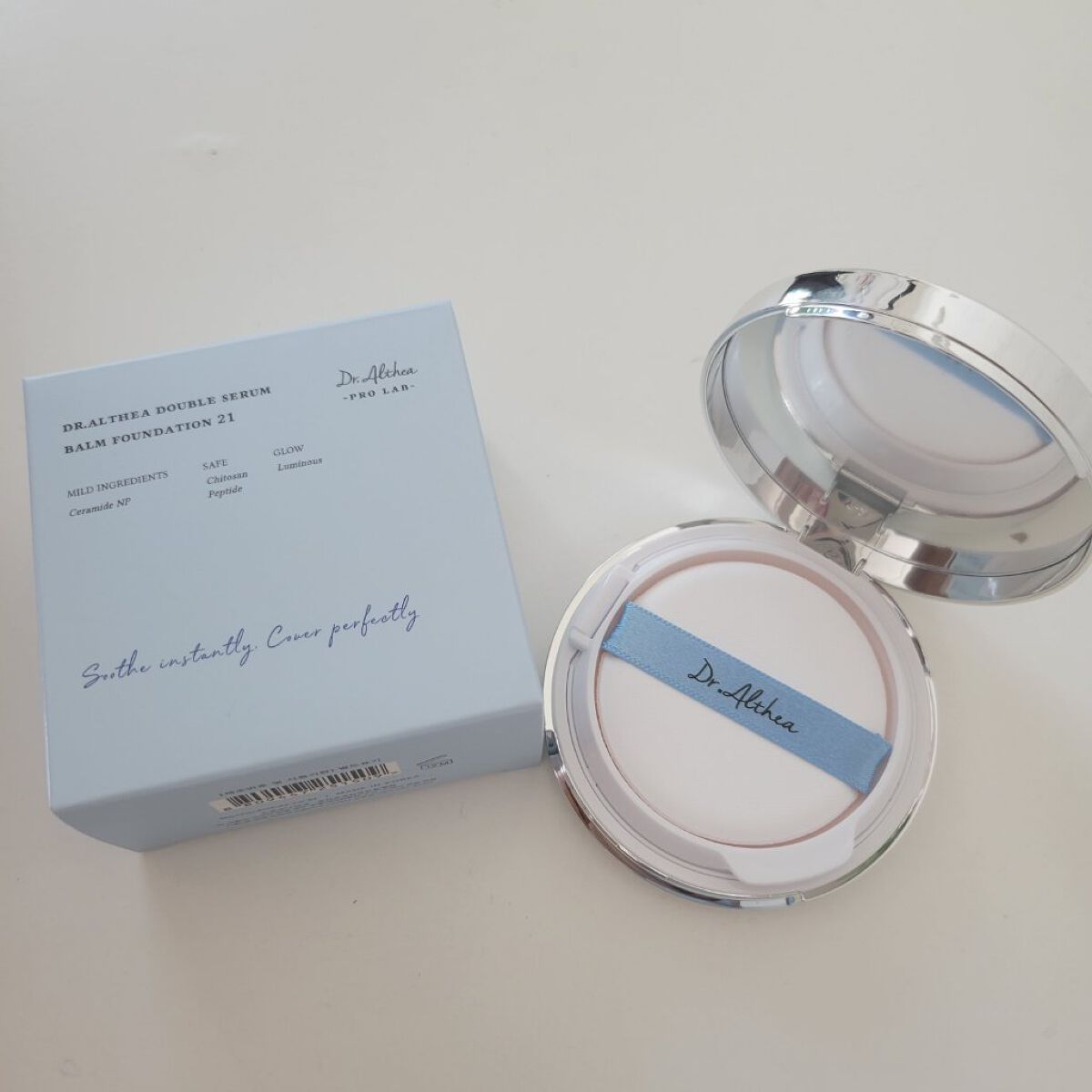 ダブル セラム バーム ファンデーション/Dr.Althea/クリーム・エマルジョンファンデーションを使ったクチコミ（2枚目）