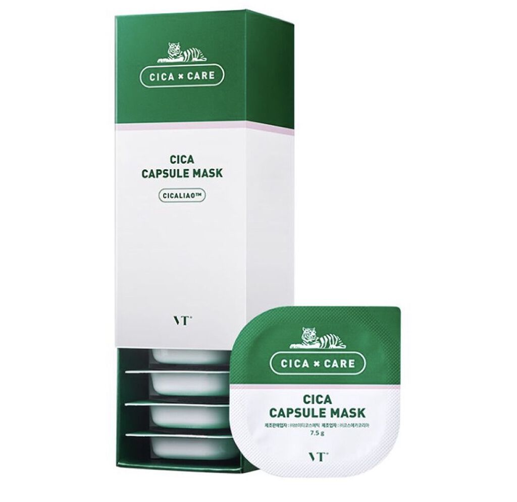 CICA カプセルマスク/VT/洗い流すパック・マスクを使ったクチコミ（1枚目）