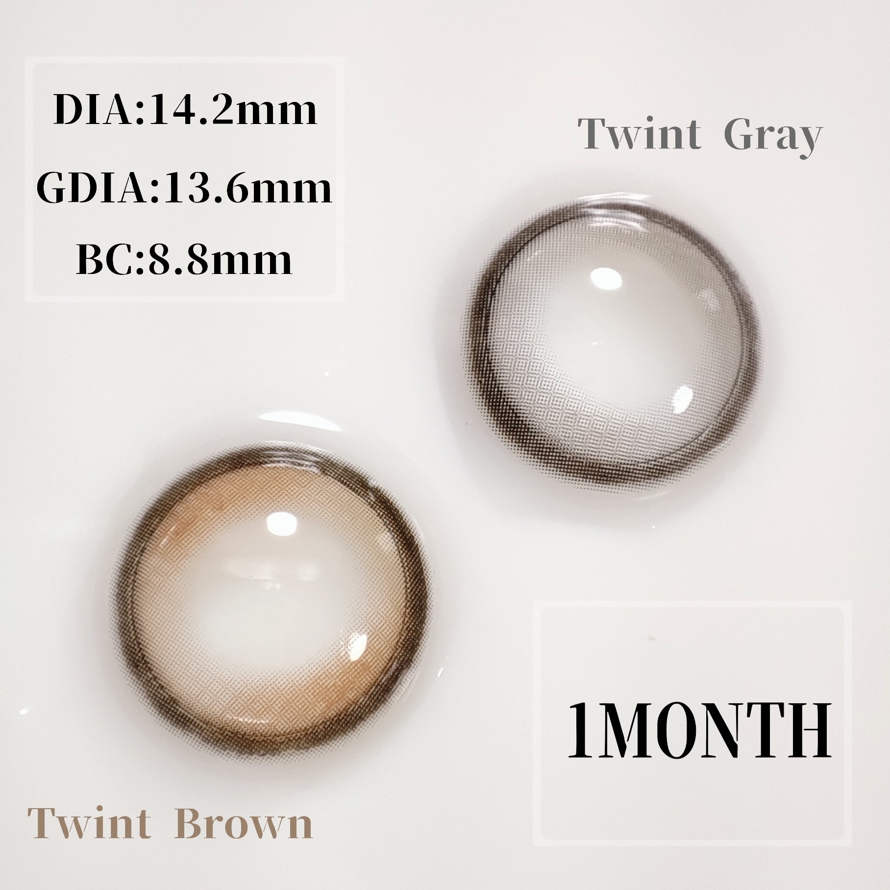 TeAmo 1month/TeAmo/１ヶ月（１MONTH）カラコンを使ったクチコミ（2枚目）