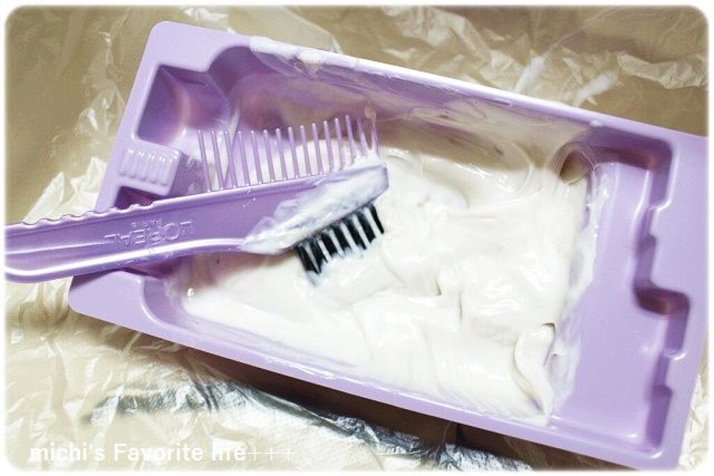 エクセランス R クリームタイプ /ロレアル パリ/ヘアカラーを使ったクチコミ（2枚目）