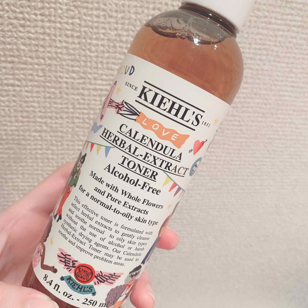 キールズ ハーバル トナー CL アルコールフリー/Kiehl's/化粧水を使ったクチコミ（1枚目）