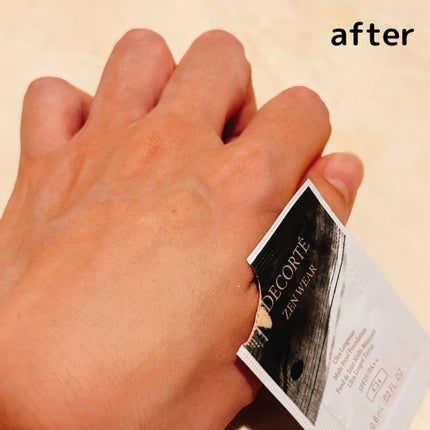 ゼン ウェア フルイド/DECORTÉ/リキッドファンデーションを使ったクチコミ(6枚目)