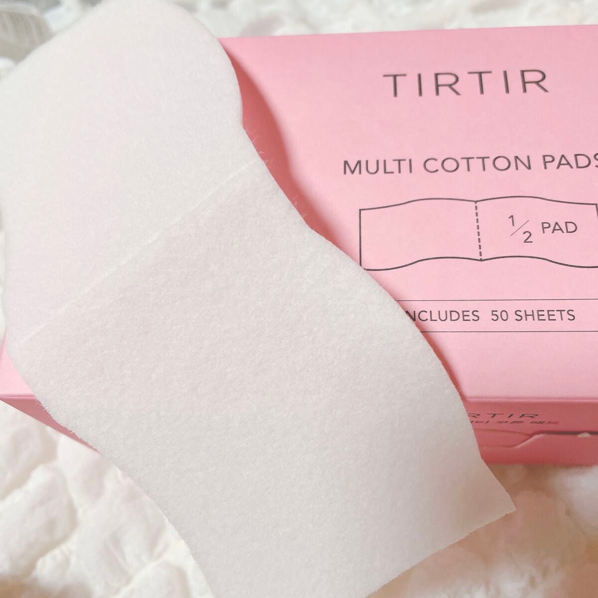 マルチコットンパッド/TIRTIR(ティルティル)/コットンを使ったクチコミ(1枚目)