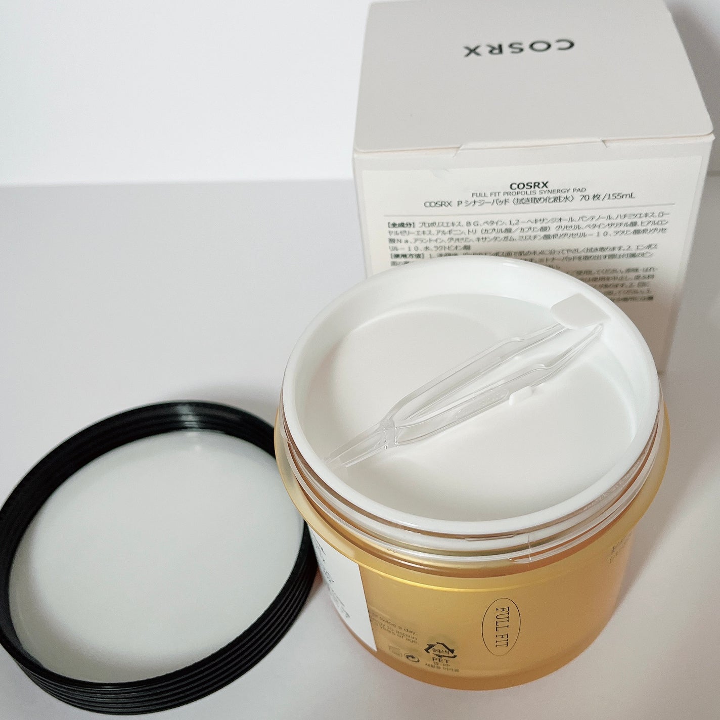 フルフィットプロポリスシナジーパッド/COSRX/トナーパッドを使ったクチコミ(4枚目)