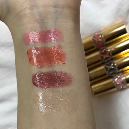 ルージュ ヴォリュプテ シャイン/YVES SAINT LAURENT BEAUTE/口紅を使ったクチコミ(2枚目)