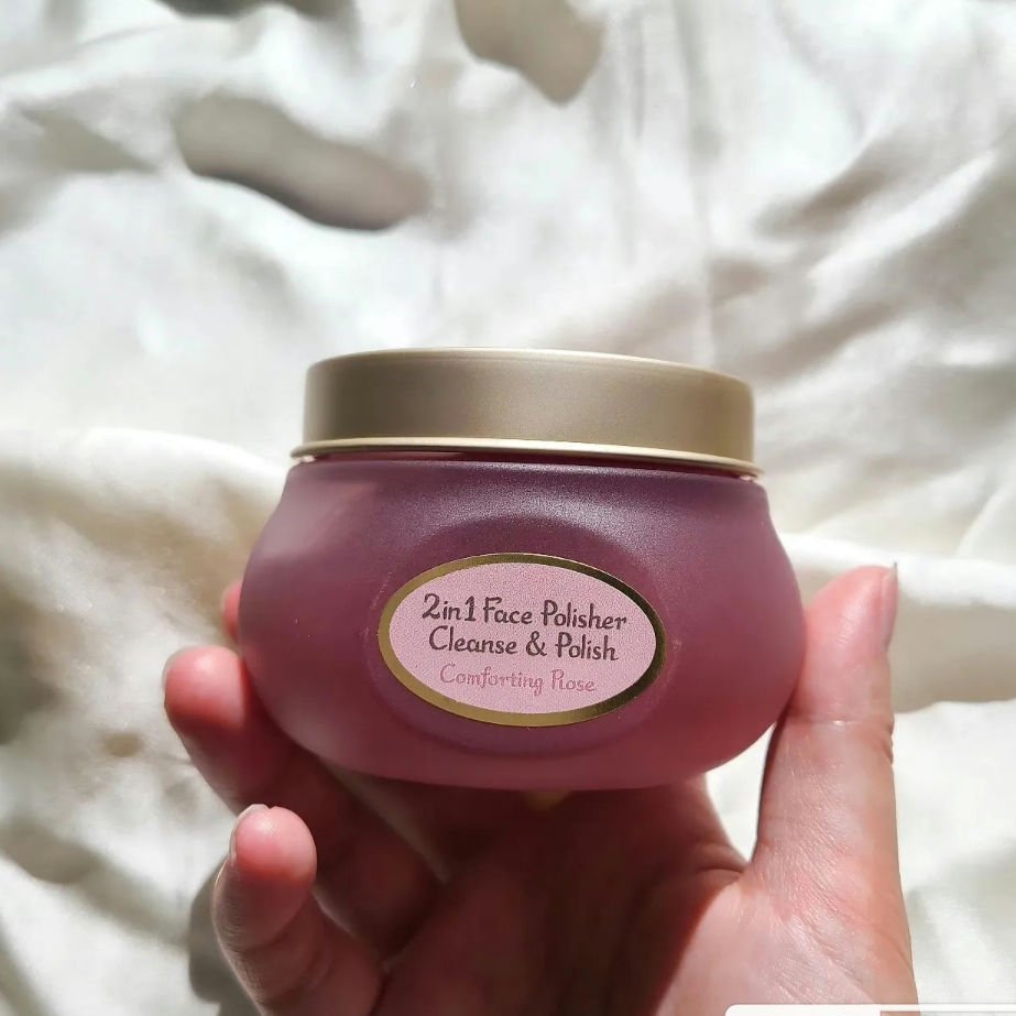 フェイスポリッシャー コンフォーティング・ローズ/SABON/スクラブ・ゴマージュを使ったクチコミ（2枚目）