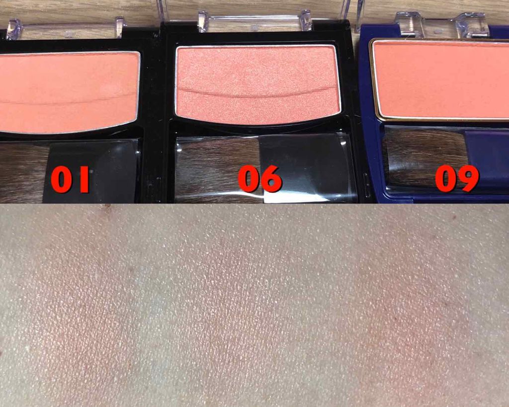 ブライトニングチーク 06 オレンジパール/キスミー フェルム/パウダーチークを使ったクチコミ（2枚目）