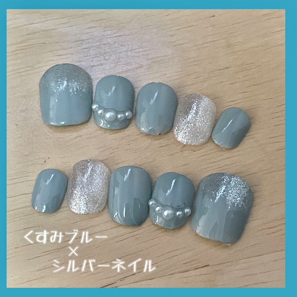 クリアネイルチップ/セリア/ネイルチップ・パーツを使ったクチコミ（1枚目）