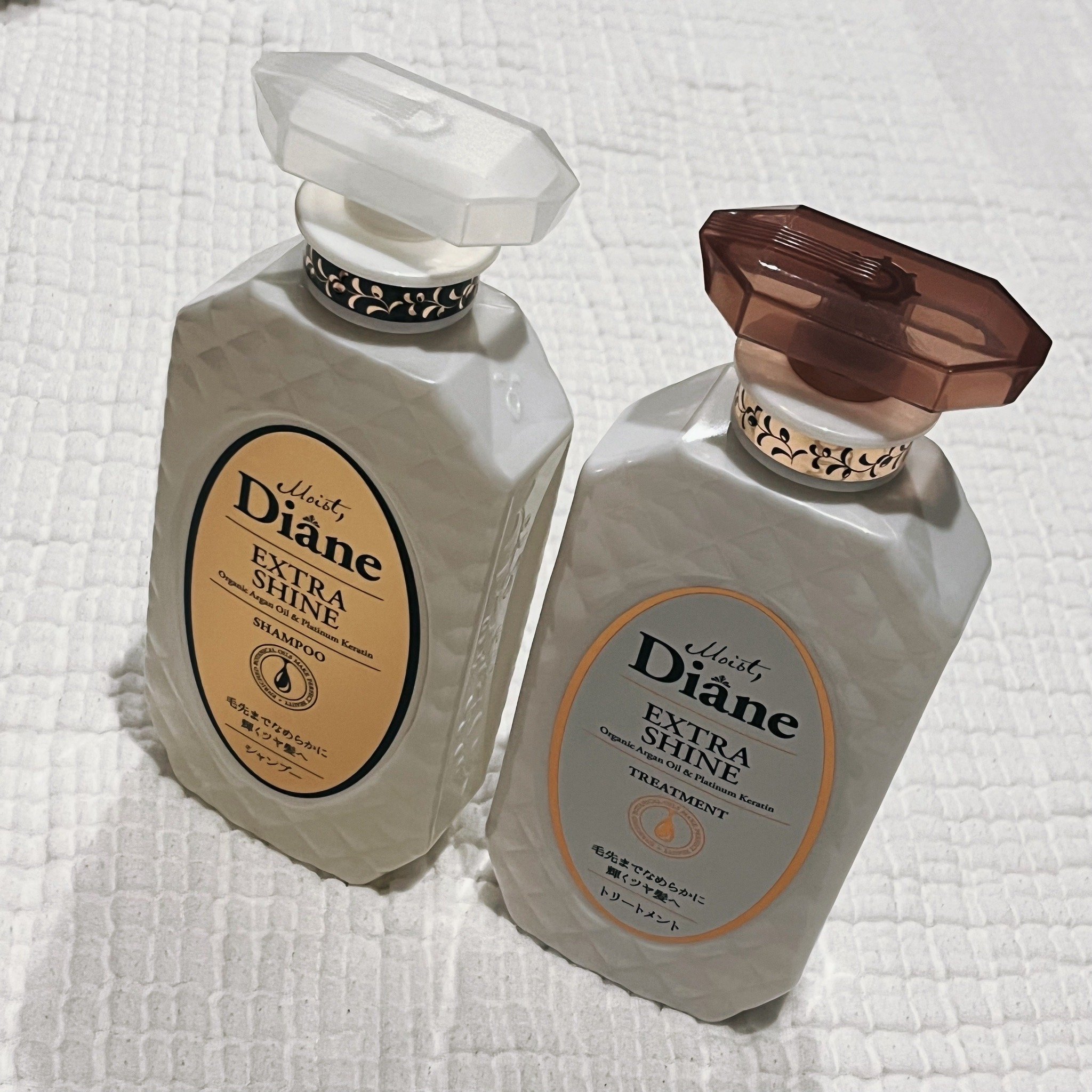 パーフェクトビューティ モイストダイアン エクストラシャイン シャンプー/トリートメント パーフェクトビューティー エクストラシャイン シャンプー＆トリートメント セット/ダイアン/市販シャンプーを使ったクチコミ（1枚目）
