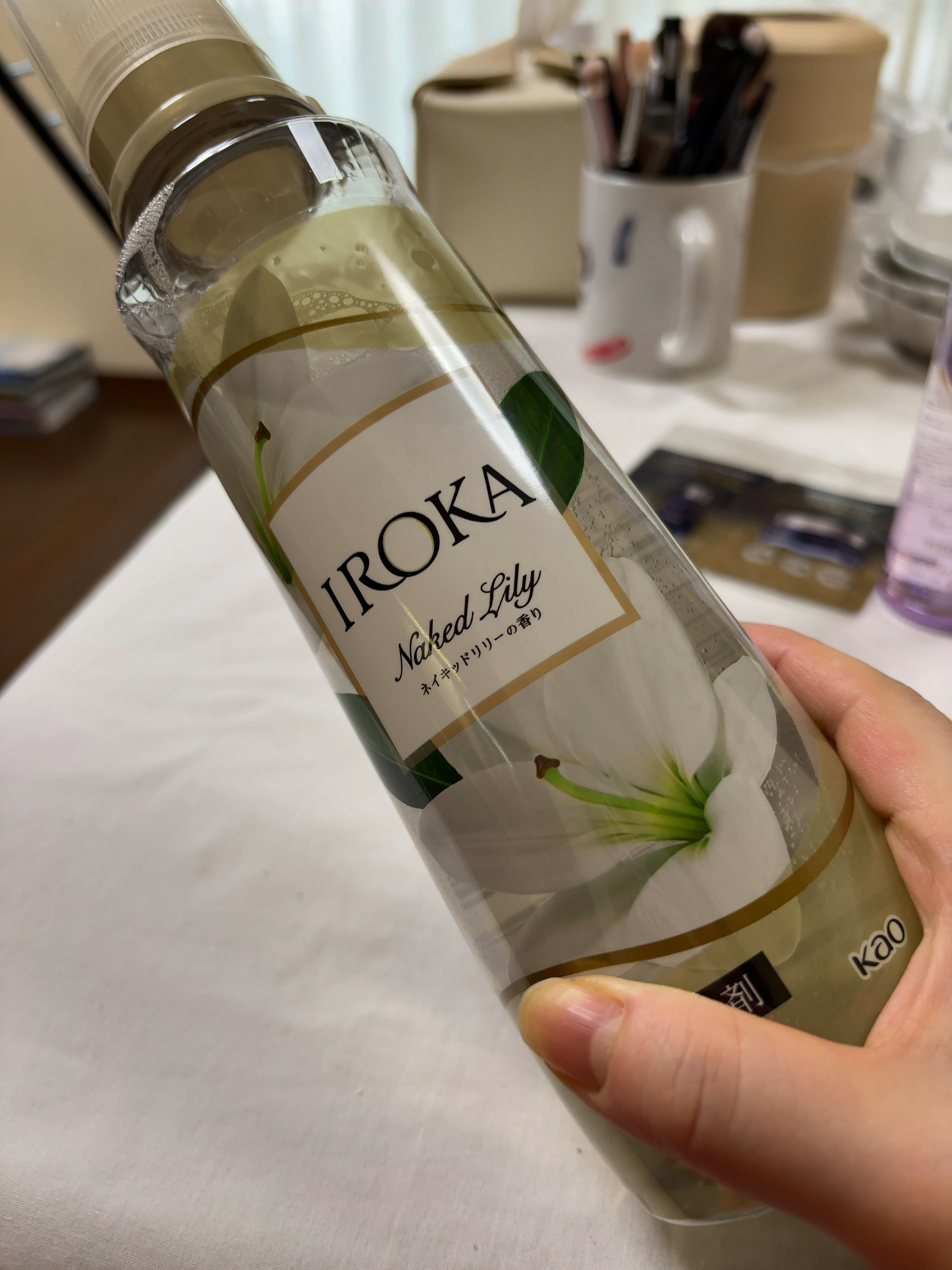 プレミアム柔軟剤 IROKA ネイキッドリリーの香り 本体 540ml/IROKA/柔軟剤を使ったクチコミ（2枚目）