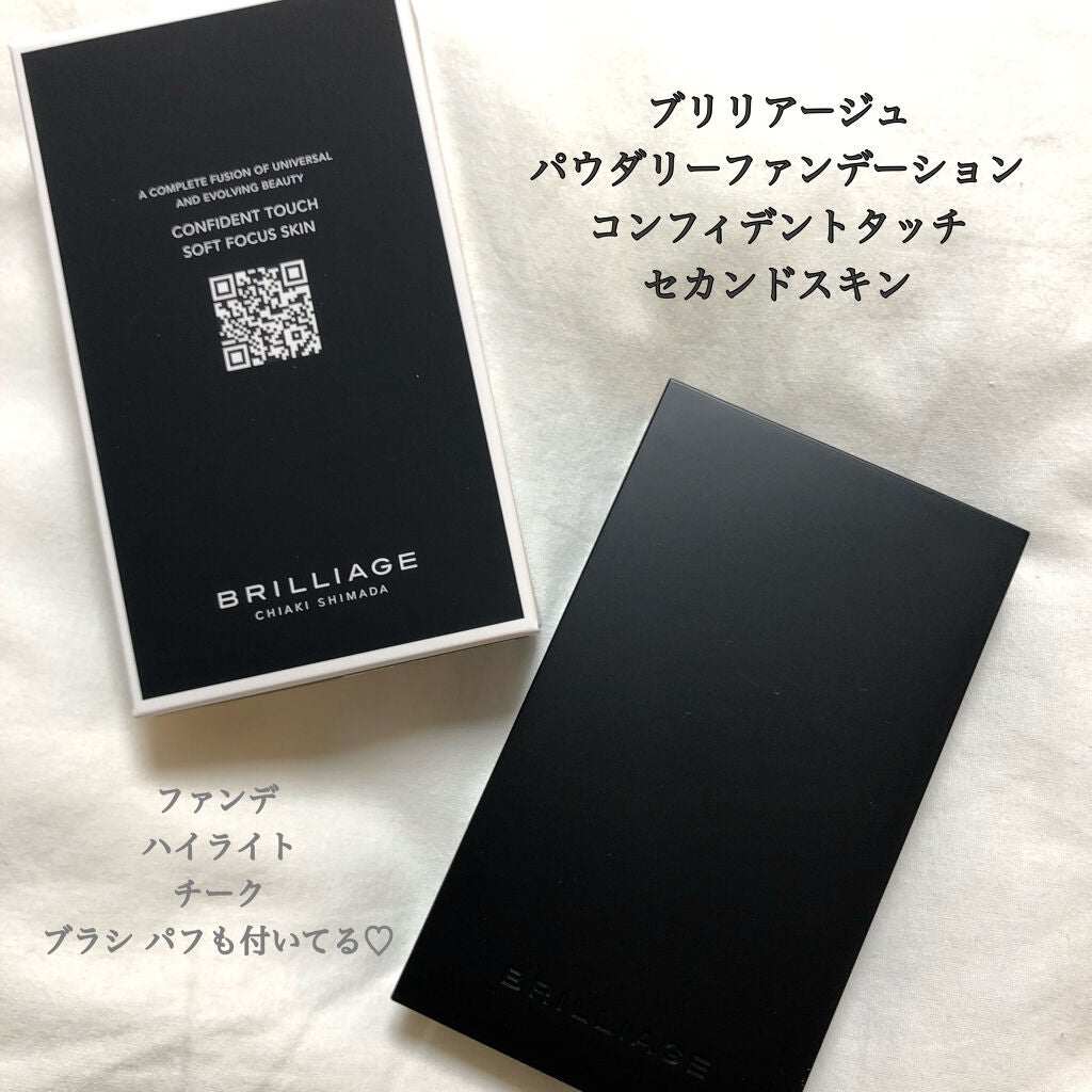 パウダリーファンデーション コンフィデントタッチ セカンドスキン/ブリリアージュ/パウダーファンデーションを使ったクチコミ(2枚目)