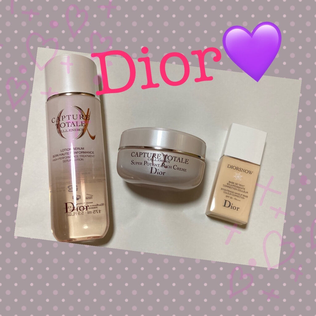 カプチュール トータル セル ENGY ローション/Dior/化粧水を使ったクチコミ（1枚目）
