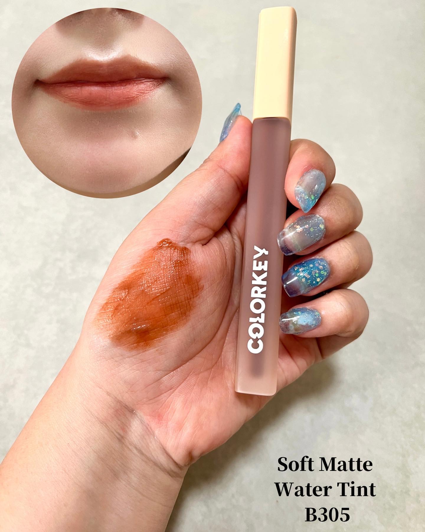 CKムースMリップ(通称:CKムース泥リップ) R117 夏晴れのうさぎ/COLORKEY/口紅を使ったクチコミ（3枚目）