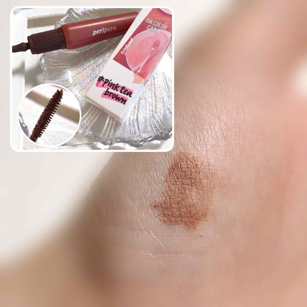 ピンク モーメント インク カラー カラ/PERIPERA/マスカラを使ったクチコミ(2枚目)