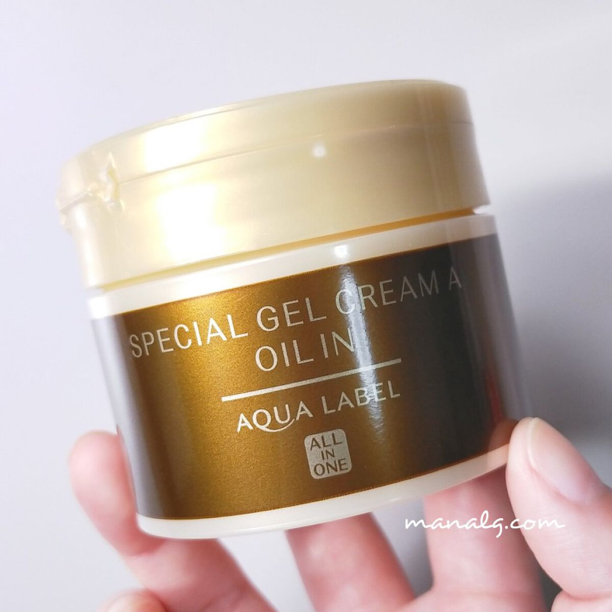 スペシャルジェルクリームA（オイルイン）/アクアレーベル/オールインワン化粧品を使ったクチコミ（1枚目）