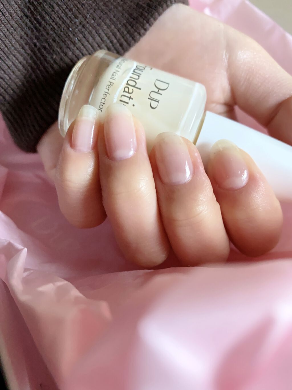 ディーアップファンデーション/D-UP/ネイルベースコートを使ったクチコミ（3枚目）