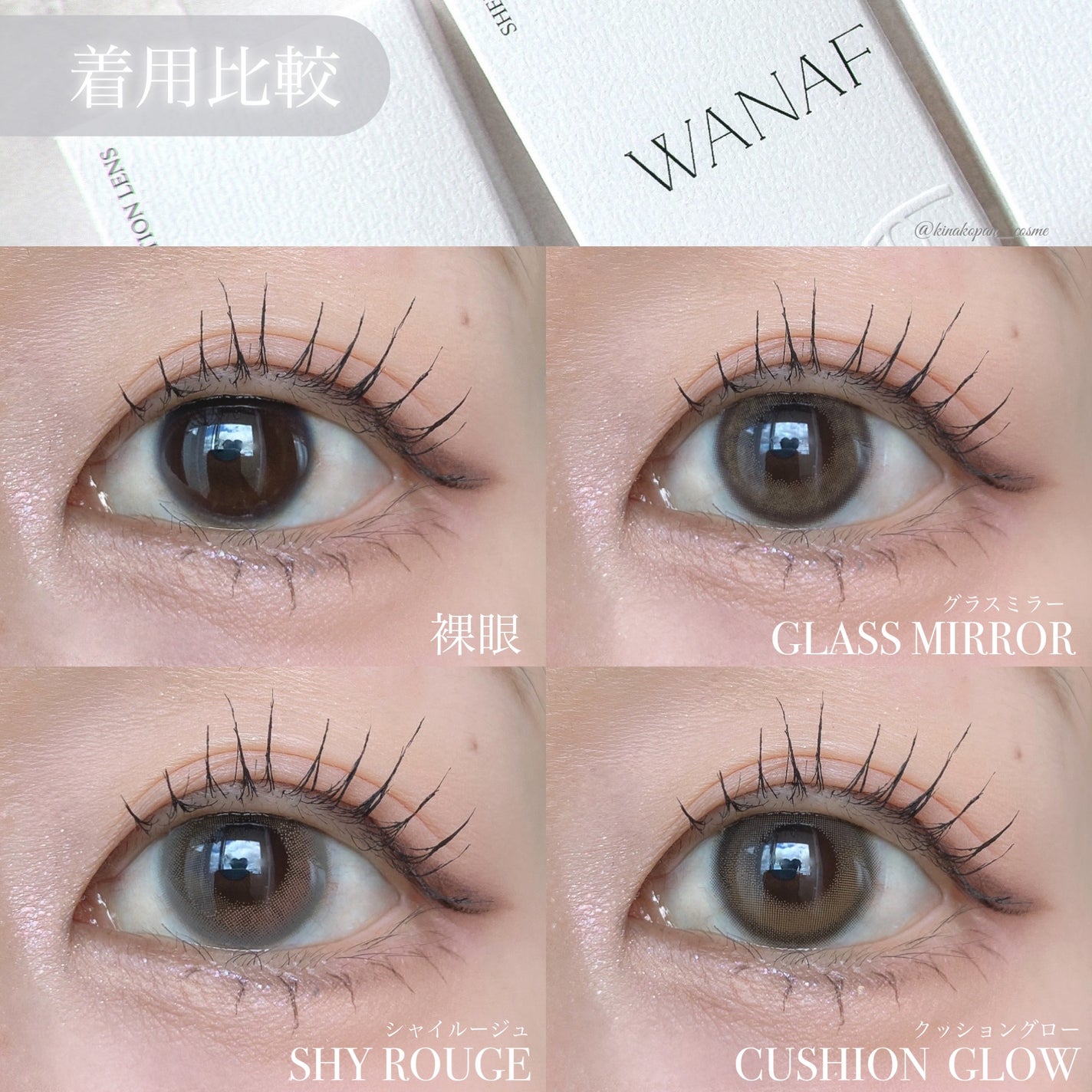 WANAF 1day/WANAF/ワンデー(1DAY)カラコンを使ったクチコミ(2枚目)