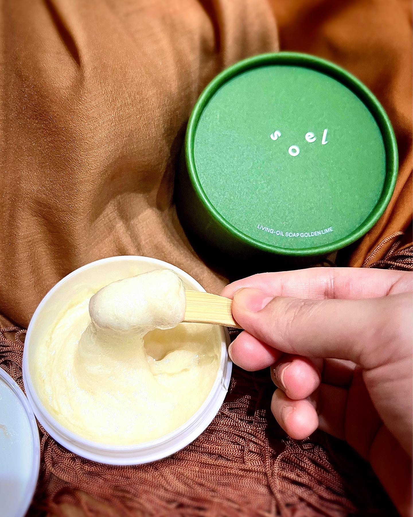 LIVING-OIL SOAP 生せっけん(洗顔・ボディソープ)/soel/洗顔石鹸を使ったクチコミ（2枚目）