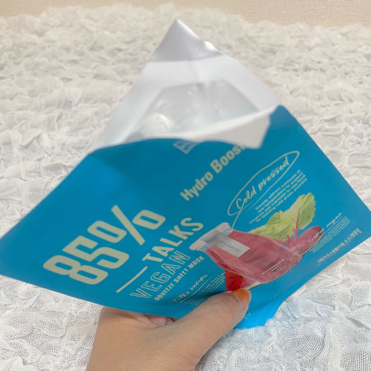 ヴィーガンスクイーズ　シートマスク/MISSHA/シートマスク・パックを使ったクチコミ（2枚目）