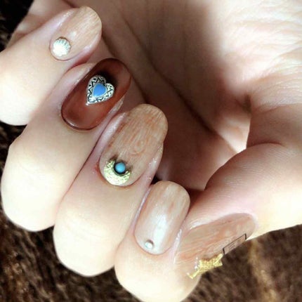 しずくネイルシール/キャンドゥ/ネイルシールを使ったクチコミ(1枚目)