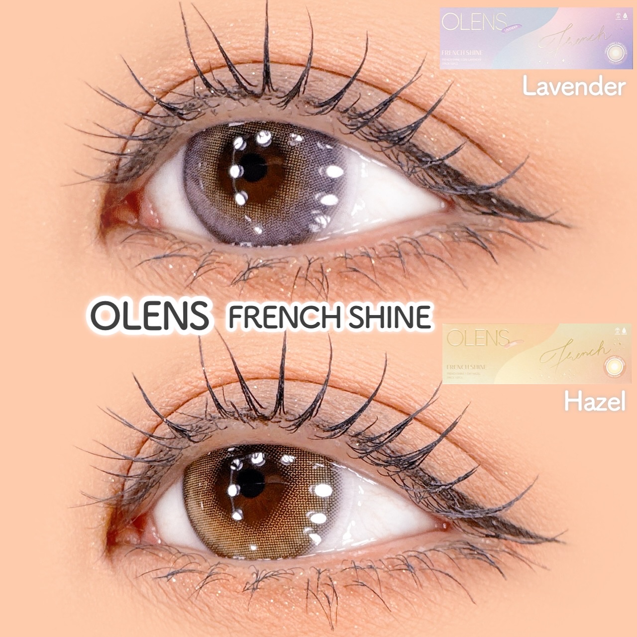 FrenchShine1day/OLENS/ワンデー（１DAY）カラコンを使ったクチコミ（1枚目）