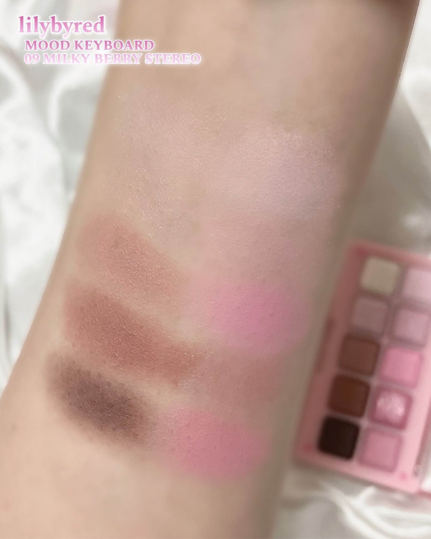 ムードキーボード/lilybyred/アイシャドウパレットを使ったクチコミ（3枚目）