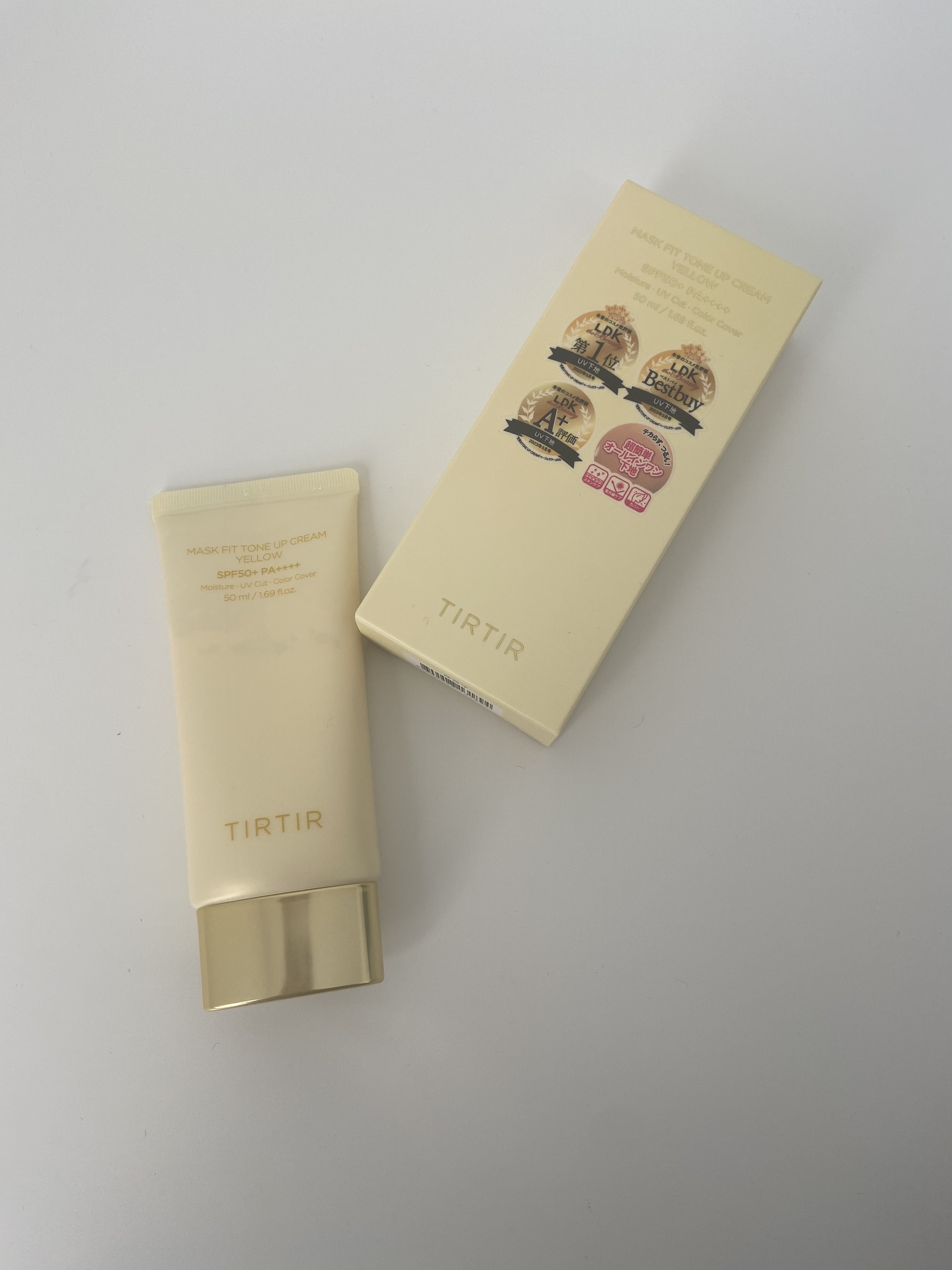 マスクフィットトーンアップクリーム イエロー(YELLOW)/TIRTIR(ティルティル)/化粧下地を使ったクチコミ（1枚目）