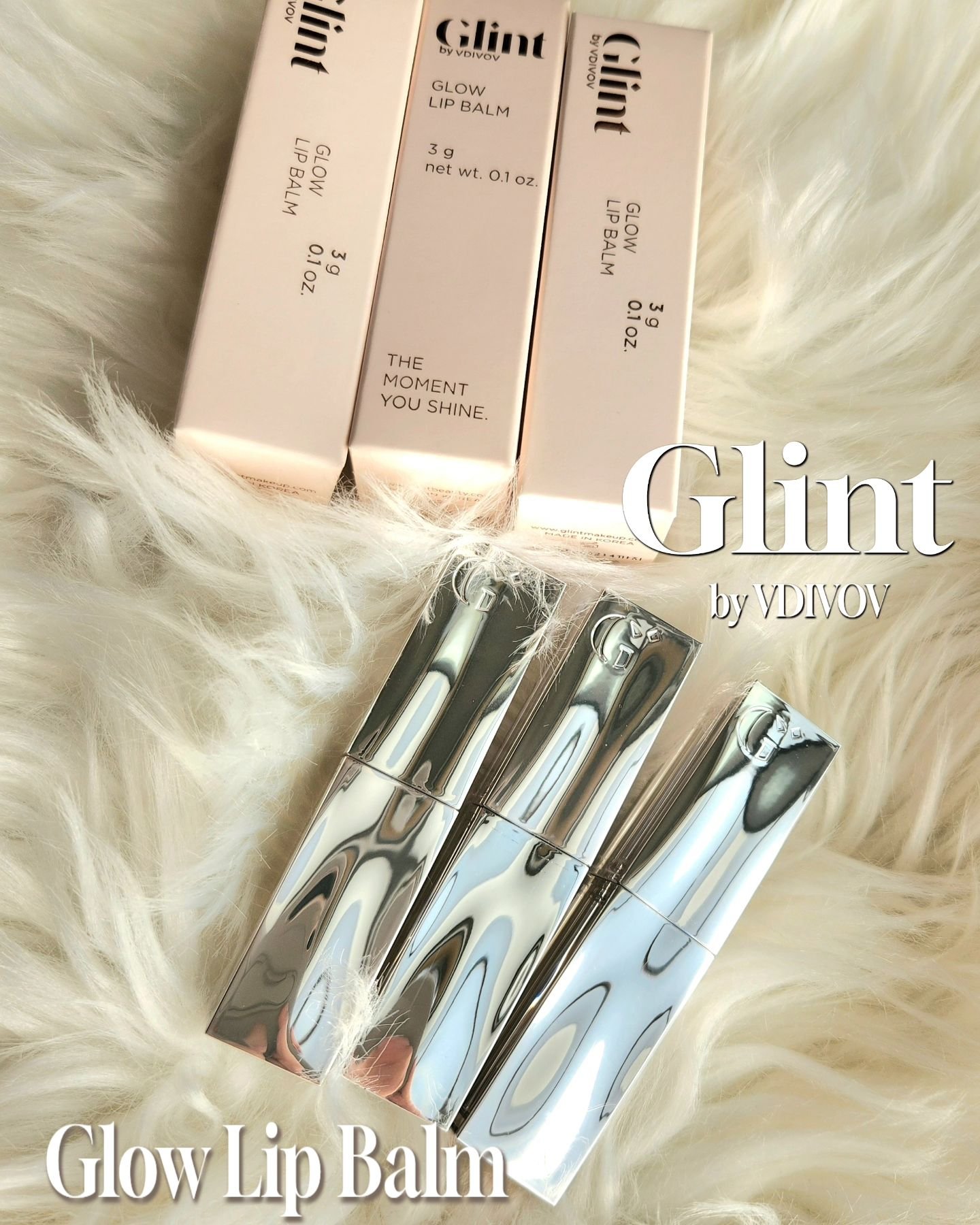 グローリップバーム Dear my Peach/Glint/リップバームを使ったクチコミ（1枚目）