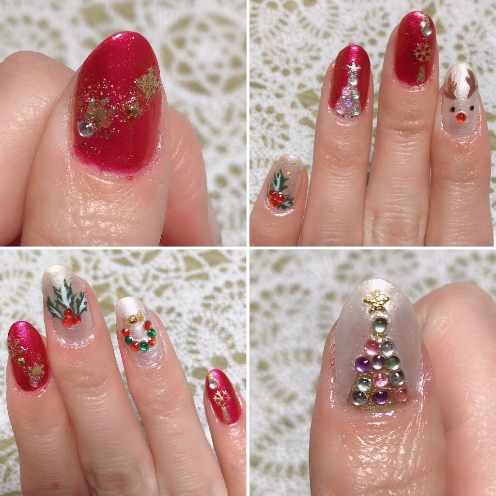 がみちゃん on LIPS 「久しぶりの投稿です💦しばらくやる気スイッチが入らず、単色塗りば..」(3枚目)