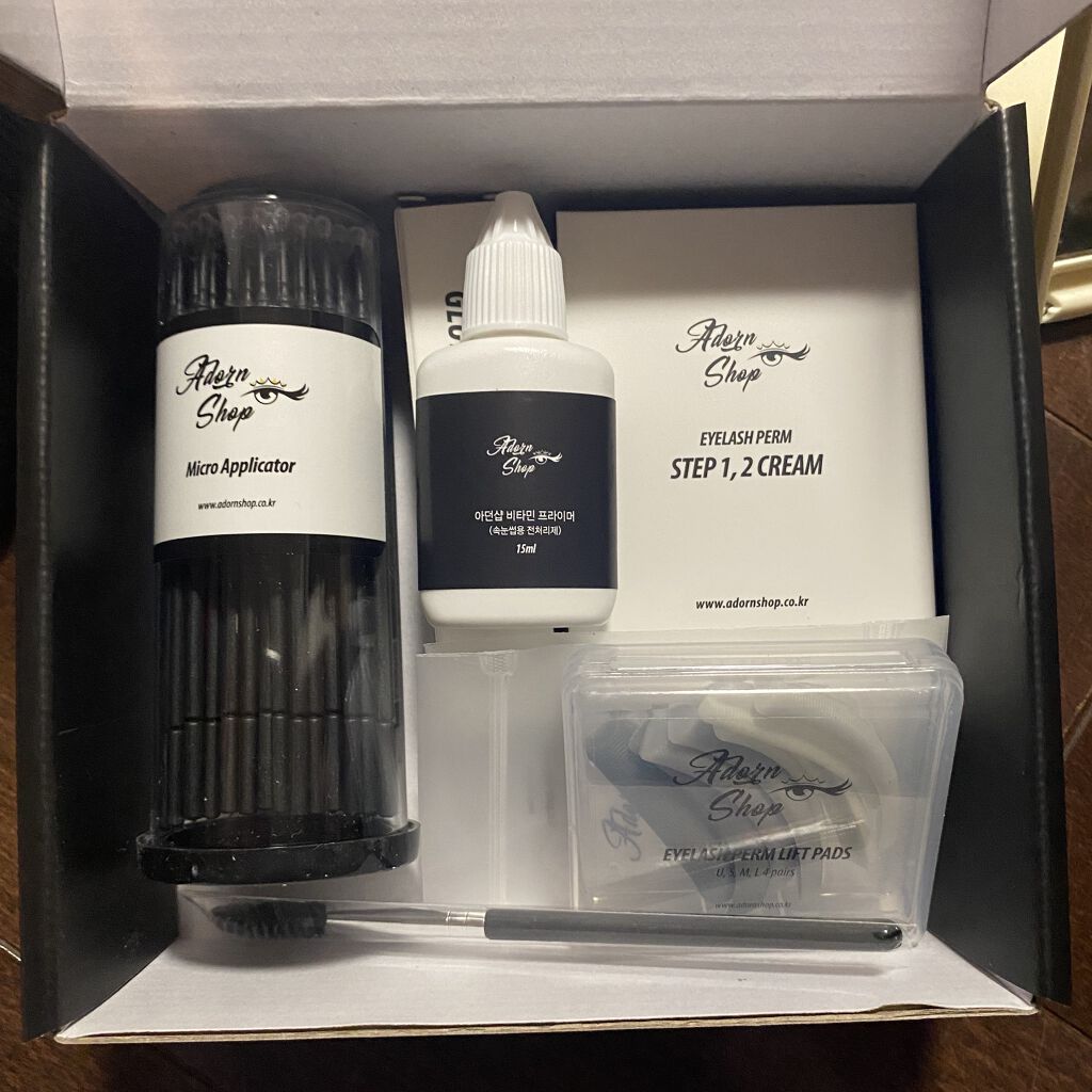 self eyelash perm kit/Qoo10/その他キットセットを使ったクチコミ（2枚目）