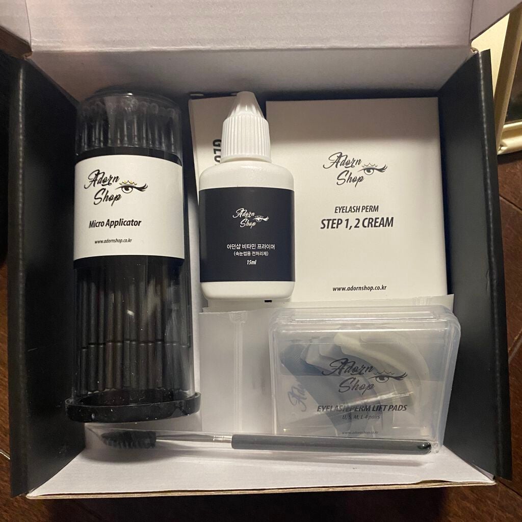 self eyelash perm kit/Qoo10/その他キットセットを使ったクチコミ(2枚目)