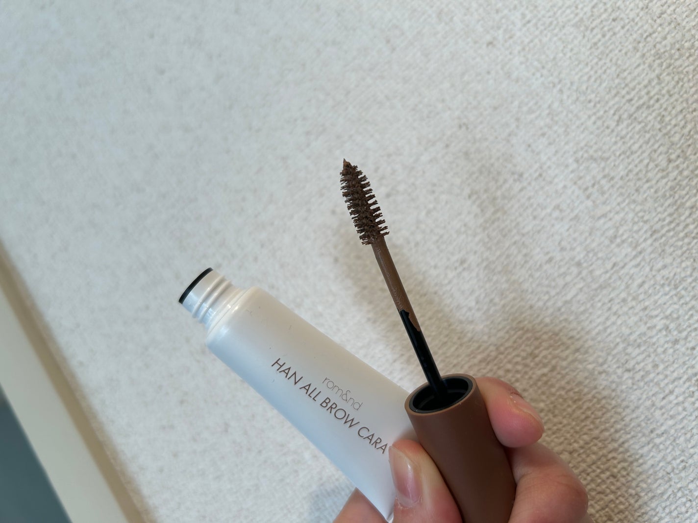 ハンオールブロウカラ/rom&nd/眉マスカラを使ったクチコミ(1枚目)