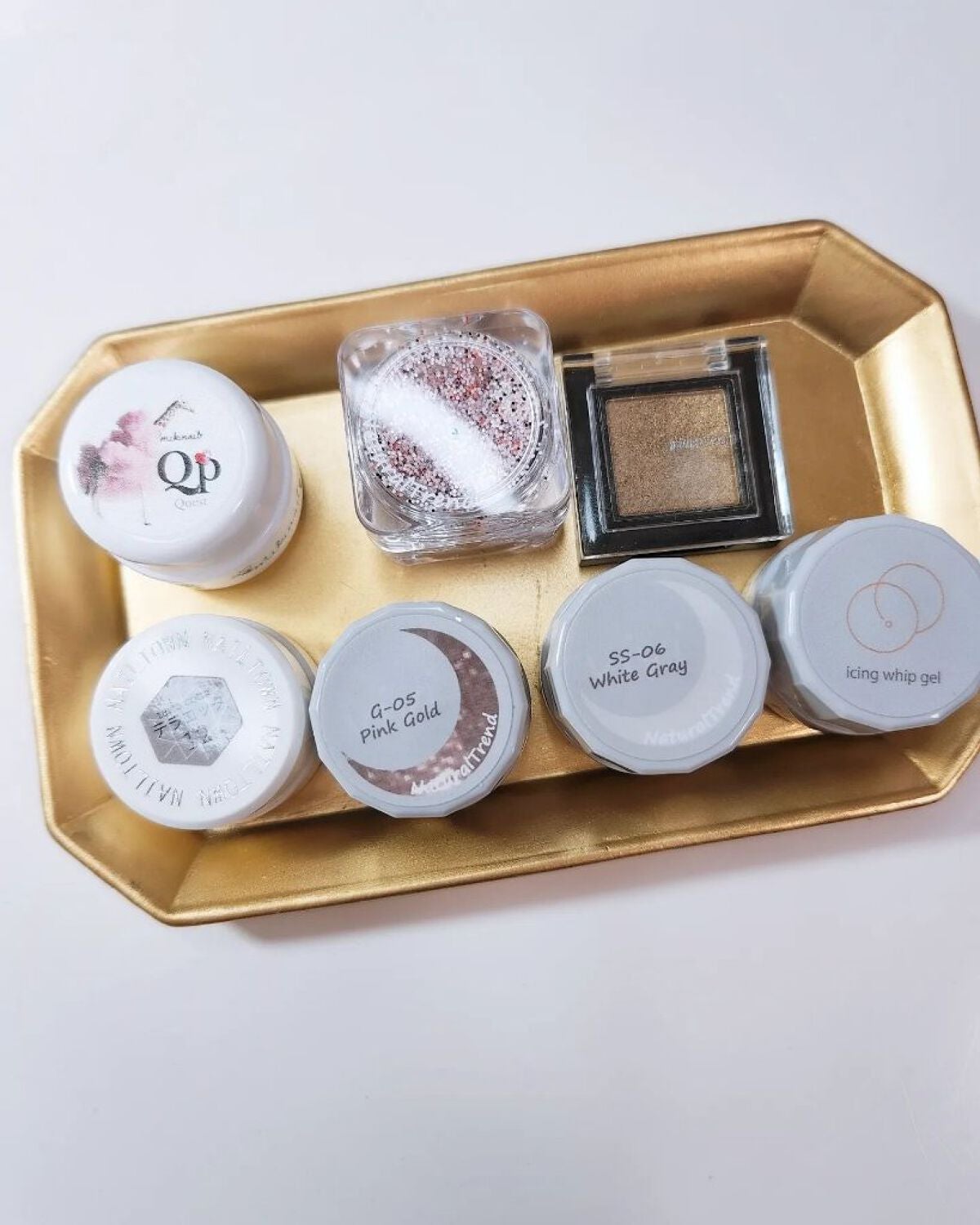 e_nails//フォロバ◎//ネイルとコスメ好きママ on LIPS 「かわいい系ニュアンスデザイン?2つ作ってみました👍🏻使用品はそ..」(4枚目)