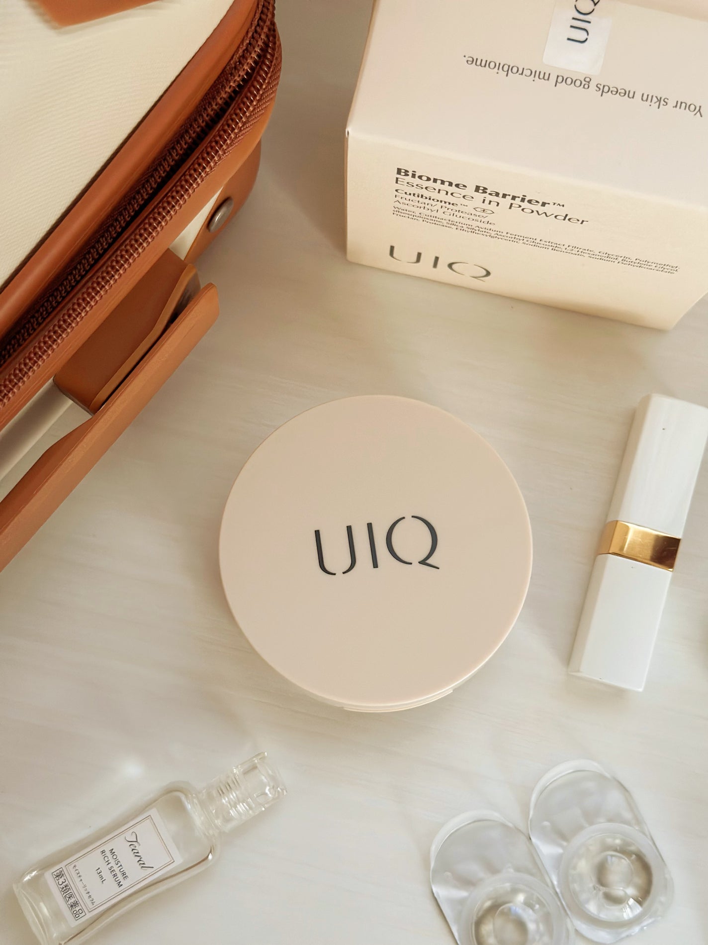 バイオムバリアエッセンスインパウダー/UIQ/ルースパウダーを使ったクチコミ(1枚目)