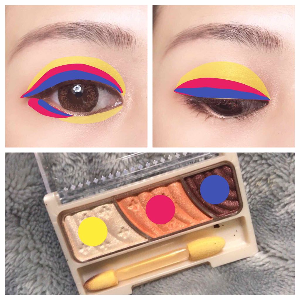 トーンアップアイシャドウ/CEZANNE/アイシャドウパレットを使ったクチコミ（2枚目）