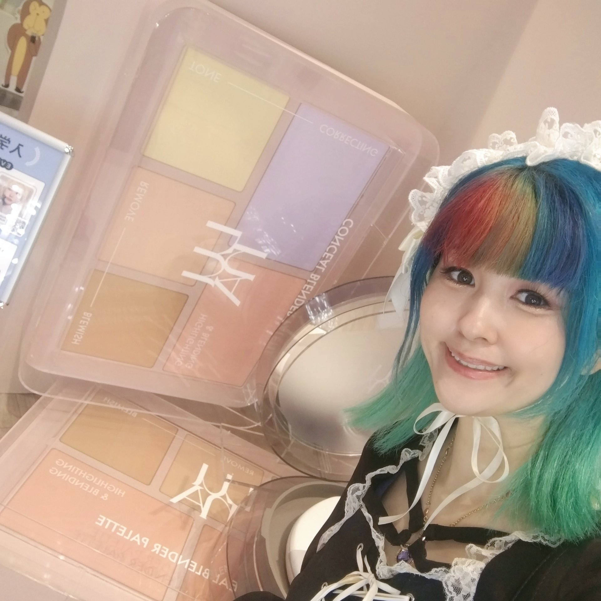 ロングラスティングコレクター 02 ピュアラベンダー/LUNA/リキッドコンシーラーを使ったクチコミ（1枚目）