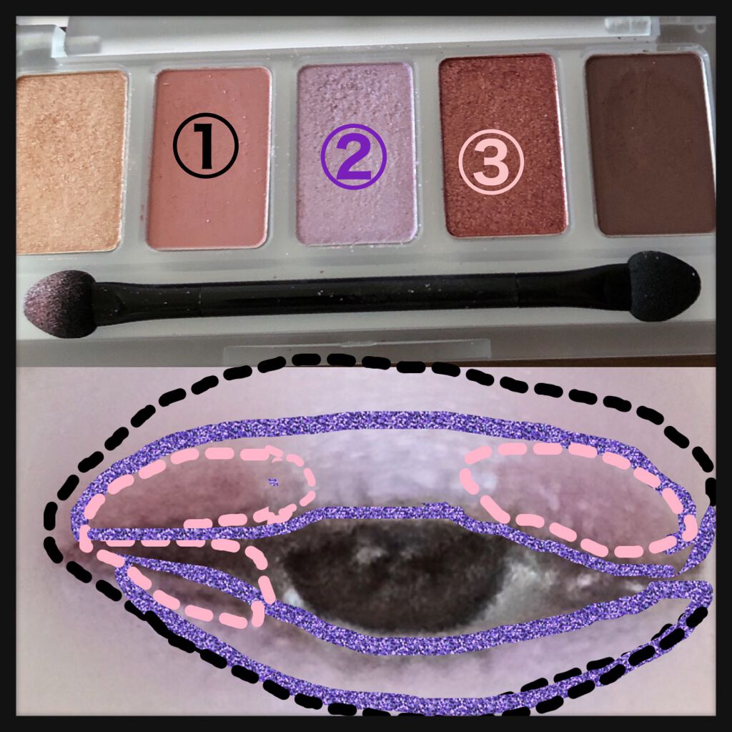 アイシャドウパレット/ドド/アイシャドウパレットを使ったクチコミ（3枚目）