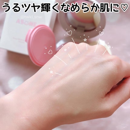 デューイーメッシュファンデーション/ASUNE /クッションファンデーションを使ったクチコミ(4枚目)