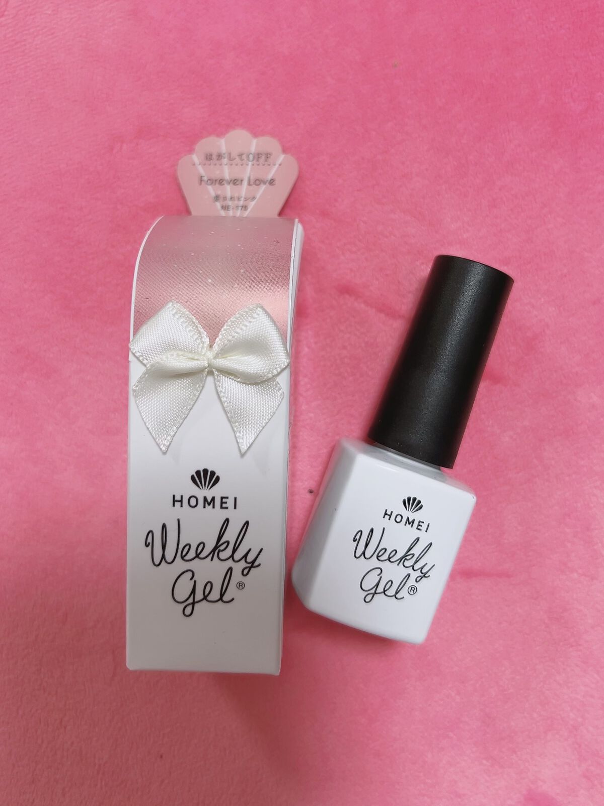 ウィークリージェル NE-175 フォーエバーラブ(Forever Love)/HOMEI/ジェルネイルを使ったクチコミ（1枚目）