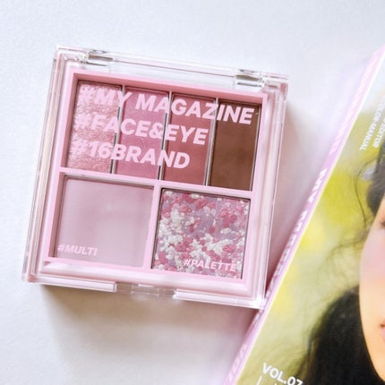16 MY MAGAZINE/16BRAND/アイシャドウパレットを使ったクチコミ(2枚目)