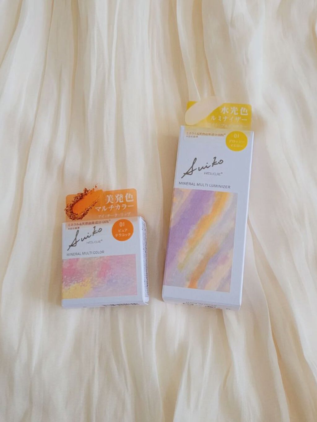 SUIKOミネラルマルチカラー/SUIKO HATSUCURE/単色アイシャドウを使ったクチコミ（2枚目）