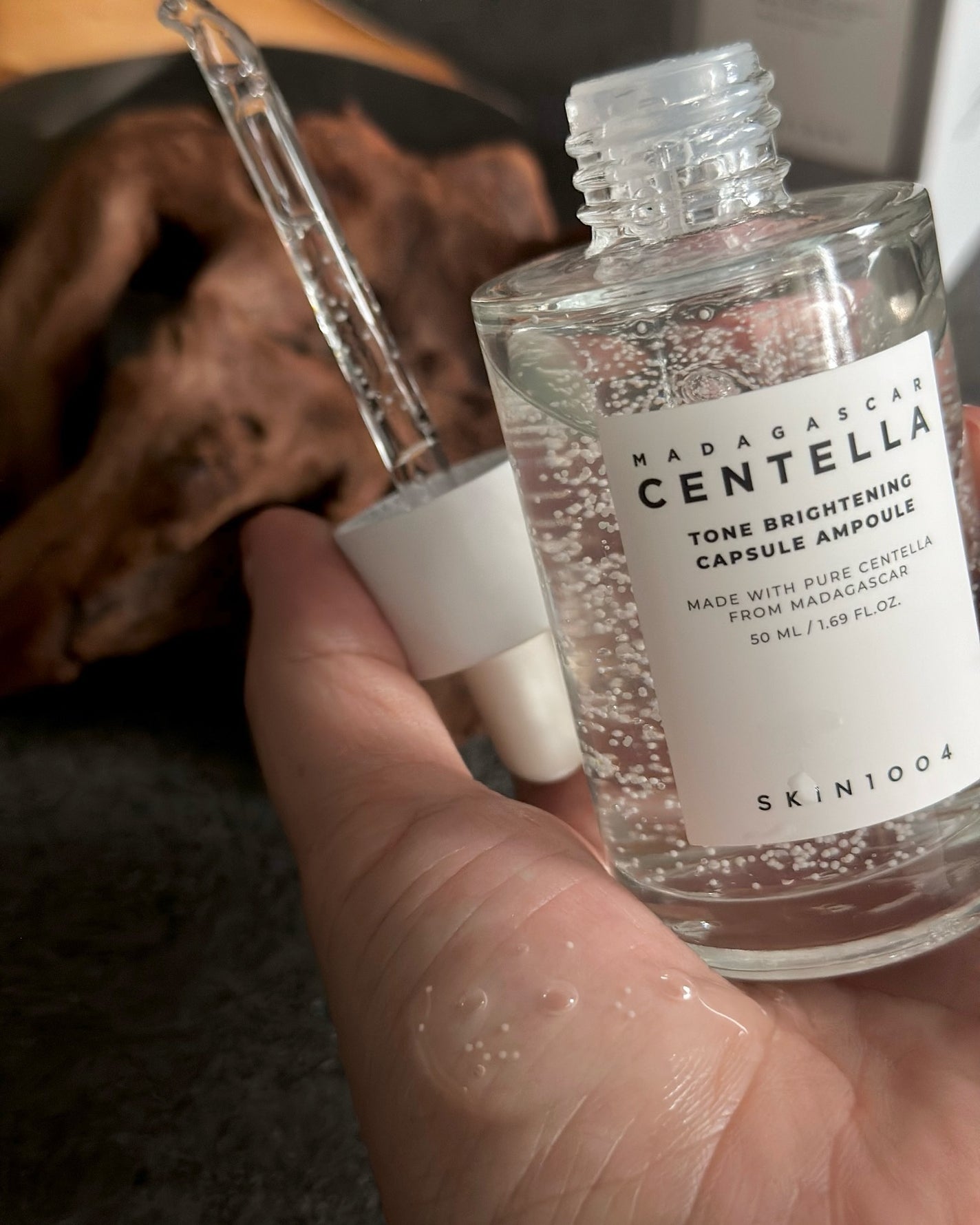 トーンブライトニング カプセルアンプル/SKIN1004/美容液を使ったクチコミ(4枚目)