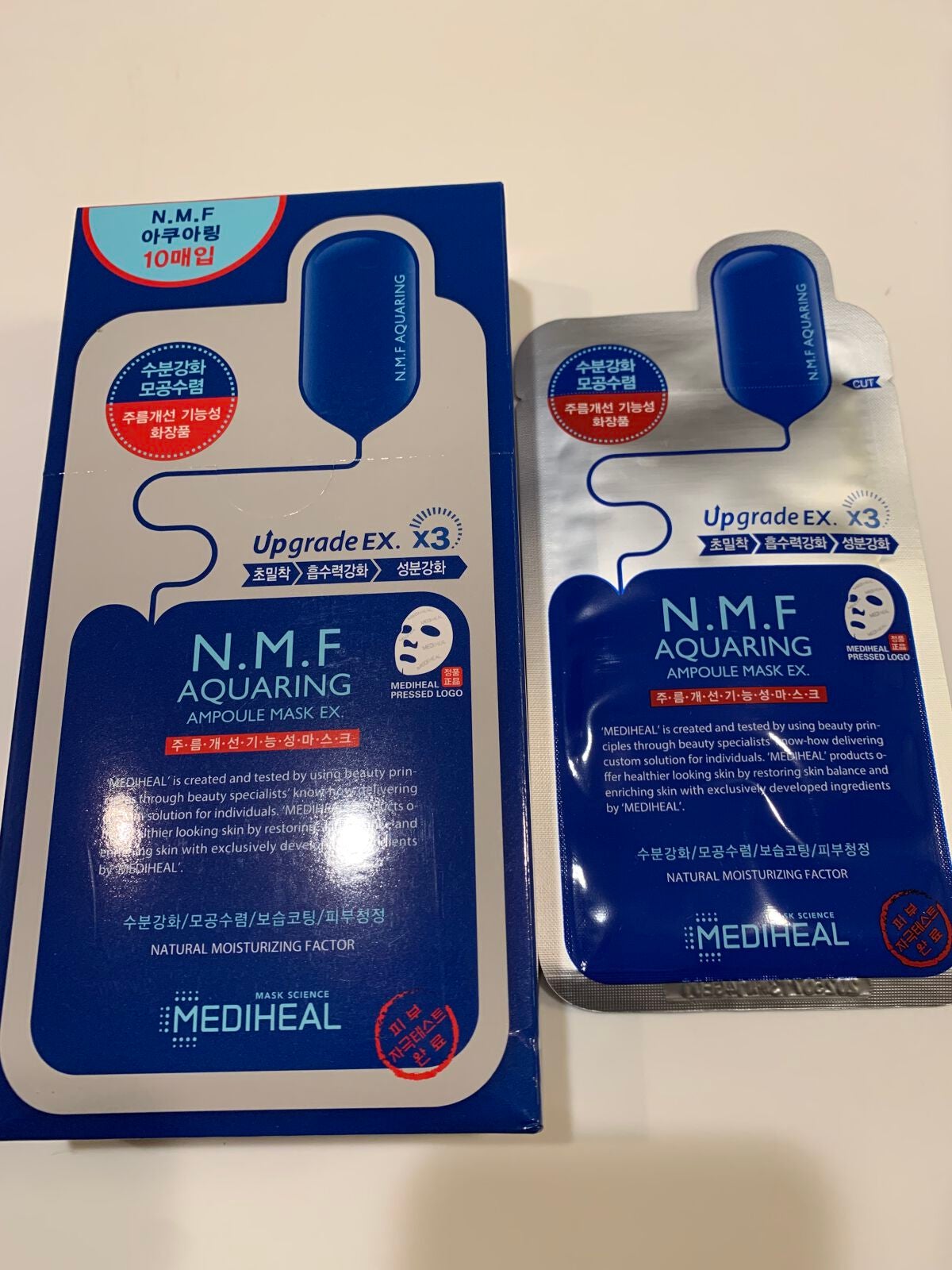 N.M.FアクアアンプルマスクJEX/MEDIHEAL/シートマスク・パックを使ったクチコミ(1枚目)