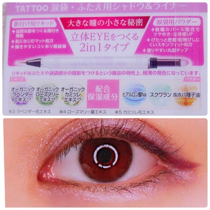 ラスティング3Dシャドウライナー/K-パレット/リキッドアイライナーを使ったクチコミ(2枚目)